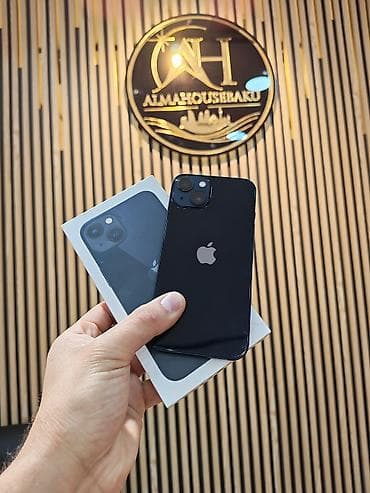 philips xenium 9@9z: IPhone 13, 128 GB, Midnight, Zəmanət, Simsiz şarj, Face ID — 1