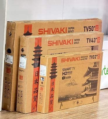 islenmis telvizor: Yeni Televizor Shivaki LED ekran 43" FHD (1920x1080), Ünvandan götürmə, Ödənişli çatdırılma — 1