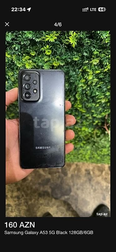 infinix zero ultra: Samsung Galaxy A53 5G, 128 GB, rəng - Qara — 3