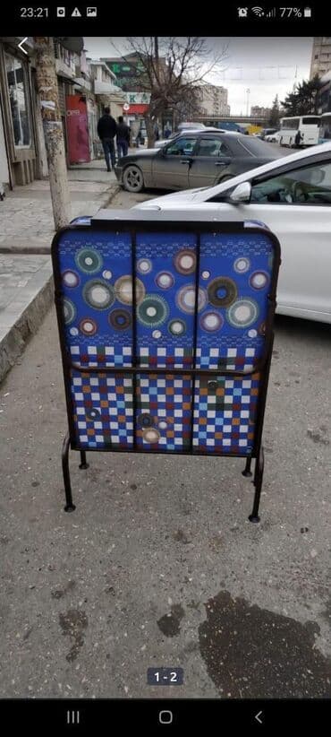 купить раскладушку в баку: Новый, Раскладушка с мочалкой — 2