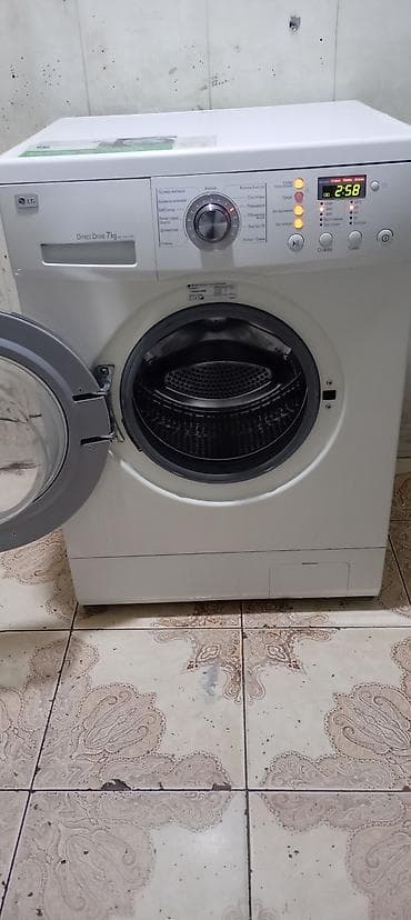 Paltaryuyan maşın LG, 7 kq, İşlənmiş, Avtomat, Qurutma var, Ödənişli çatdırılma — 2