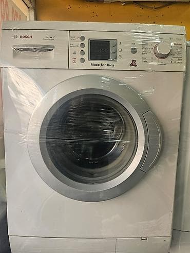 sur mikrofon: Bosch Maxx 7 VarioPerfect seriyalı, ağ rəngli, ön yükləməli — 1