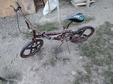 BMX tipli uşaq/yeniyetmə velosipedi - Çərçivə: polad, yuxarıdan əyri