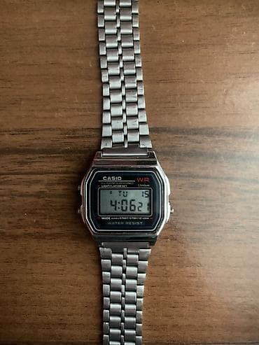 elektrik saat: Qol saatı, Casio, rəng - Gümüşü — 1