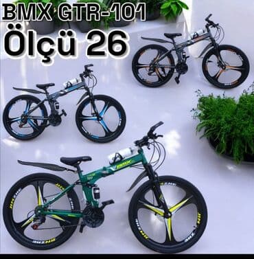 ремонт велосипедов: Yeni Şəhər velosipedi 26", sürətlərin sayı: 21, Ünvandan götürmə, Ödənişli çatdırılma, Rayonlara çatdırılma — 4