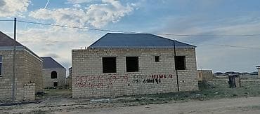 bineqedi ucuz heyet evleri: Satılır: tikinti mərhələsində fərdi yaşayış evi - Layihə: 1 mərtəbə + — 4