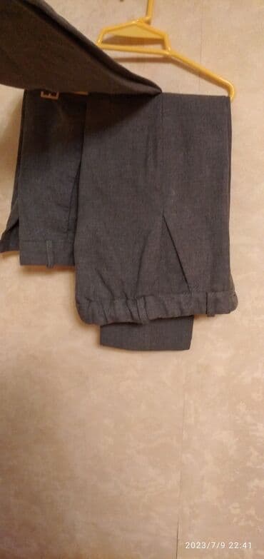 məktəb şalvarı: Məktəbli forması, Oğlan üçün, 6 - 7 yaş, İşlənmiş — 2