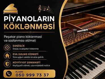 Piyano köklənməsi və sazlanması xidməti - Peşəkar səviyyədə dəqiq — 1