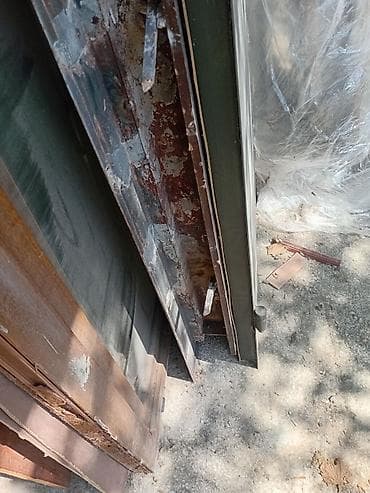 plasmas qapi: Metall giriş qapısı – yaşıl rəng, 78 nömrəli - Material: polad/metal — 4