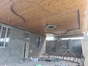 Ağac tavan və dekorativ asma tavan işi - Veranda, həyət və eyvanlar