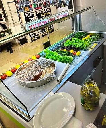 Холодильное оборудование: Soyuduculu vitrin-bufet stendi - Restoran, kafe, fast-food və — 4