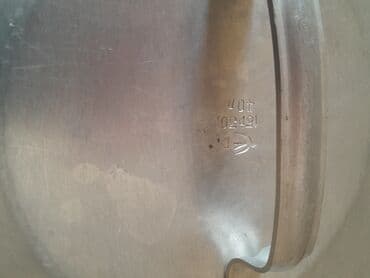 кастрюля алюминиевая 50 литров цена: İşlənmiş, Aş qazanı, rəng - Gümüşü, Alüminium, 40 sm, SSRİ — 7