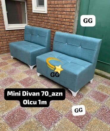 ağ qara mətbəx mebelləri: Mini-divan, Yeni, Açılmayan, Bazasız, Parça, Çatdırılma yoxdur — 1