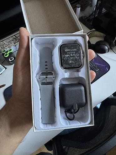 14 pro iphone: Yeni, Smart saat, Smart, Sensor ekran, rəng - Gümüşü — 1