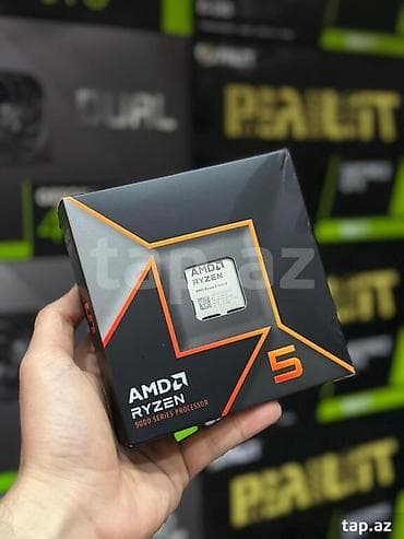 Prosessor AMD Ryzen 5 ryzen 5 9600x, > 4 GHz, 8 nüvə, Yeni