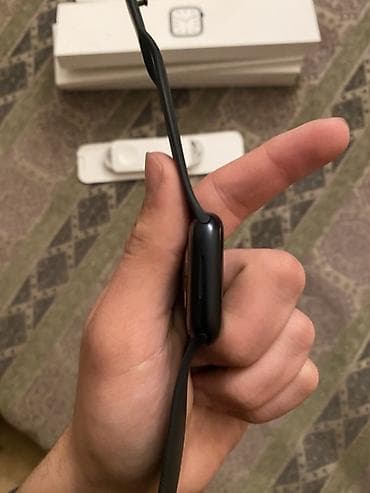 Смарт часы: Смарт часы, Apple, Водонепроницаемый, цвет - Черный — 4