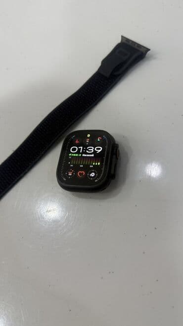 Kompüter, noutbuk və planşetlər: İşlənmiş, Smart saat, Apple, Аnti-lost, rəng - Qara — 2