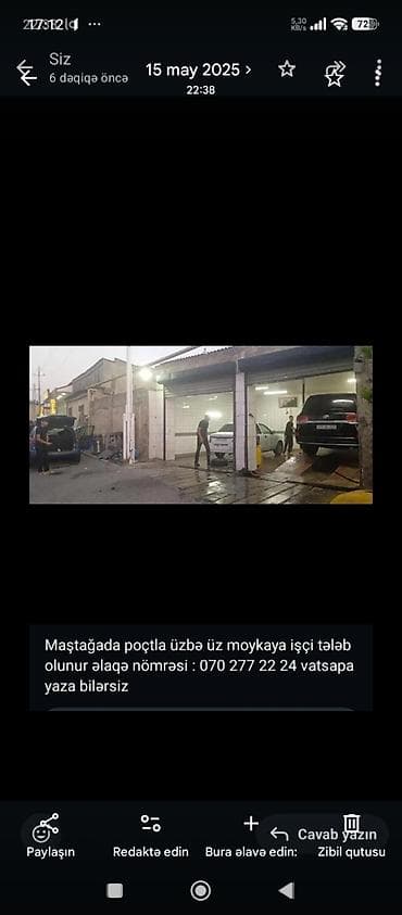 İş: Avtoyuyucu tələb olunur, Növbəli qrafik — 1
