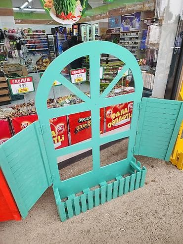 Şəkillər, tablolar: Dekorativ taxta “pəncərə” kompozisiyası – qapalı və açıq məkanlar üçün — 4