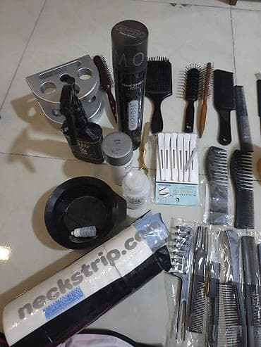 Ручные механические инструменты: Bərbər və saç kəsimi üçün tam dəst Peşəkar istifadə üçün müxtəlif — 6