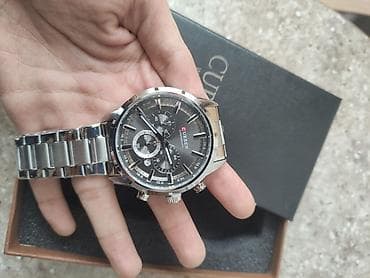 Smart qolbaqlar: Qol saatı, Curren, rəng - Gümüşü — 5