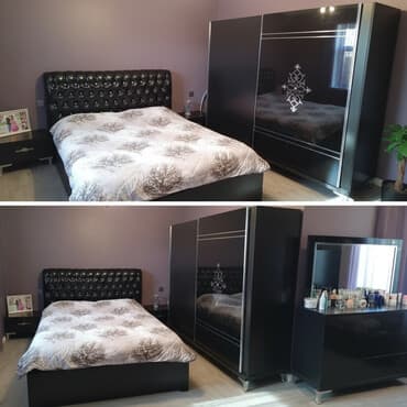 qonaq otagi ucun listurlar: Təknəfərlik çarpayı, Komod — 1