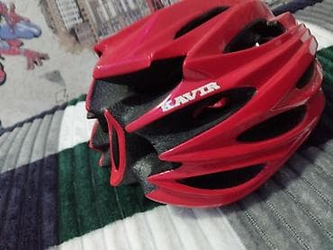 velosiped rol: Velosiped dəbilqəsi – KAVIR, qırmızı rəng - Yüngül və möhkəm korpus — 4