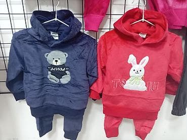 Uşaq idman dəstləri – kapüşonlu sweatshirt və şalvardan ibarət 2