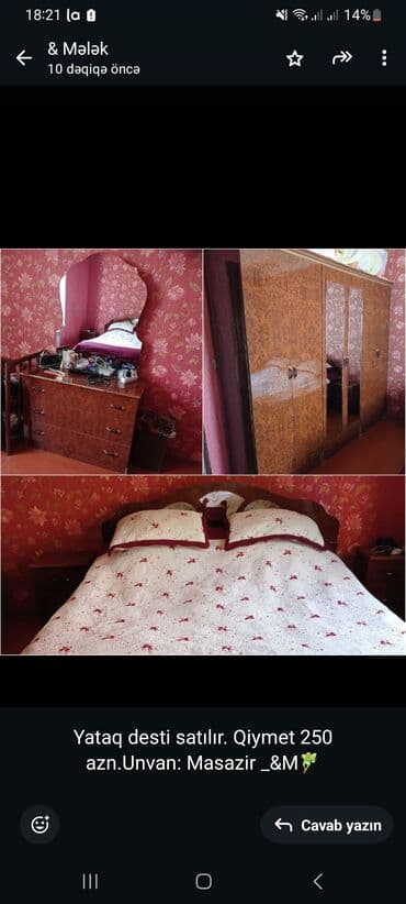 dolab satılır: İkinəfərlik çarpayı, Dolab — 1