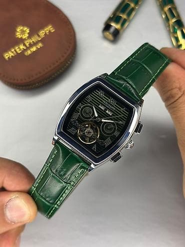 Новый, Наручные часы, Patek Phillipe, цвет - Зеленый — 1