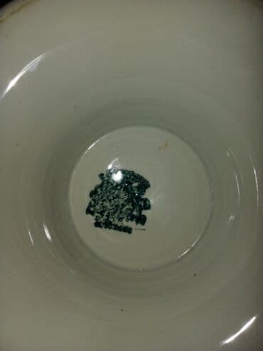 Sup qabları, 2 ədədli dəst, rəng - Ağ, Keramika, SSRİ