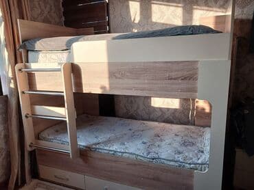 ağac dərmanları: Oğlan və qız üçün, Çarpayı, Matras ilə, Siyirməli, Laminat — 2