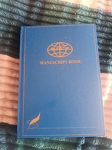 karton satisi: “ALFA” Manuscript Book – qalın, sərt üzlü qeyd dəftəri - Brend: ALFA — 1