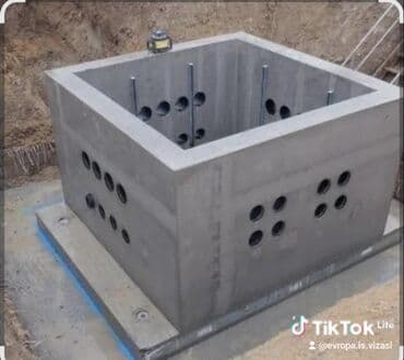 бетонные кольца больших размеров: Dəmir-beton quyu və quyu elementləri Satışı - Kanalizasiya, su və qaz — 84