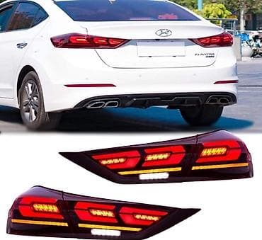 Hyundai Elantra 2016–2020 üçün LED Arxa Stop Fənərləri – Tuning * — 2