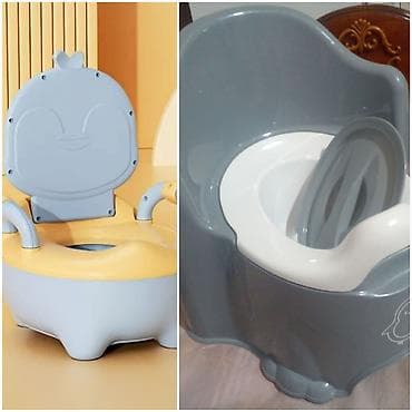 Медтовары: Uşaq tualet qabı – pingvin dizaynlı, ergonomik oturacaqla - Material — 1