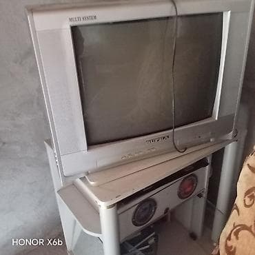 video reqstrator: Supra CRT televizor + TV stendi - Marka/model: Supra, “Multi System” — 2