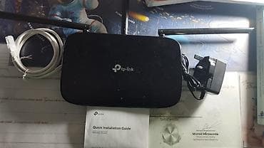 telrad modem: TP-Link markalı, 3 antenalı Wi-Fi router satılır. Yaxşı vəziyyətdədir — 2
