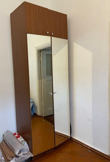 işlenmiş şkaf: İşlənmiş, 2 qapılı Qarderob, paltar dolabı — 1