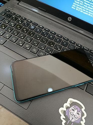 Adapterlər: Redmi 9T, 128 GB, rəng - Mavi, Barmaq izi — 2