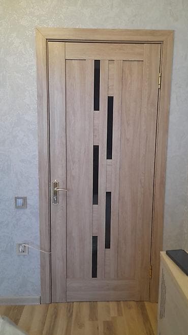 Yataq otağı üçün İşlənmiş Otaq qapısı 90x205 sm Çərçivə ilə, Ünvandan götürmə