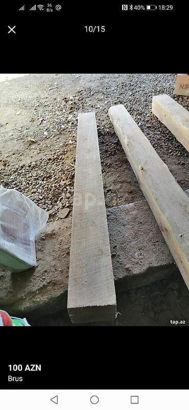 5 20 taxta qiymeti: Məhsul: Taxta bruslar Təsvir: - 3 ədəd kəsilmiş taxta brus - Dördkünc — 6