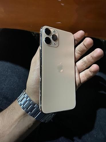 iphone 11 irşad: IPhone 11 Pro, Qızılı, Face ID — 2