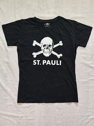 qara almaz: ST. PAULI Skull black tshirt (orginal) 
Price:25₼
Size:M — 2