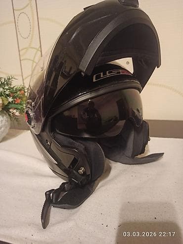 Avtomobil satışı: LS2 modul tipli motosiklet dəbilqəsi - Rəng: qara, parlaq örtük - LS2 — 2