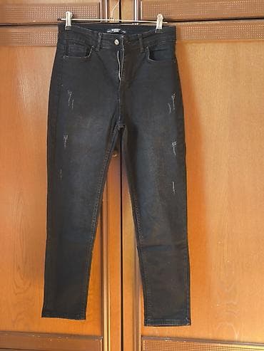 Qara jeans şalvar - Brend: Muddy - Rəng: tünd qara, yüngül “washed” lalafo.az -da Qara jeans şalvar - Brend: Muddy - Rəng: tünd qara, yüngül “washed”