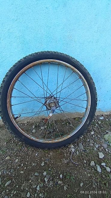 Velosipedlər: Velosiped təkər dəsti - Ölçü: təxmini 20" (şin-lə birgə) - Komplekt — 5