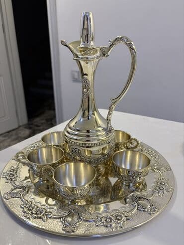 Təmir və tikinti: Bohemia kristal qab dəsti - Material: orijinal Bohemia kəsimli — 6