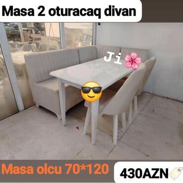 qabaq isdolu: Divan ve masa desti — 1