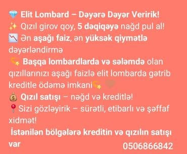 ремонт домашних телефонов на дому: Elit Lombard – Dəyərə Dəyər Veririk! - Qızıl girov qoy, 5 dəqiqəyə — 1